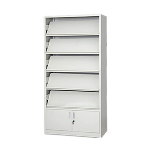 Estantería Vertical de Acero para Material Escolar, Exhibidor de Revistas, Unidad Metálica, Estanterías Comerciales para Libros - Product Image 2
