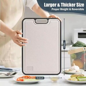 Tabla de Cortar Rectangular de Doble Cara, 1.5 cm de Grosor, Ecológica, de Aleación de Titanio, Apta para Lavavajillas, para Carne y Verduras, Uso en Bodas, GHP - Product Image 4