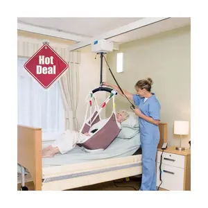 Hospital ceiling patient hoisting system ceiling bed lifting system handicap ceiling lift systems for patient elevation