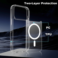 Étui magnétique pour iPhone 17 Pro, personnalisation, recharge sans fil, étui de téléphone portable pour iPhone 17 16 15 14 13 12 11