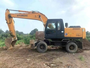Excavadora Usada Hyundai 210W-7 en Oferta, 21 Toneladas, la Más Vendida, Excavadora de Ruedas Hyundai 210W-9 210w-7 Usada, Fabricada en Corea del Sur - Product Image 3
