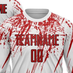 NEW Lightweight <b>Long</b> Sleeve Soccer Jersey Football Shirt Splash Pattern Team Sports Wear for Club <b>Matches</b> Training Tournaments - Product Image 4