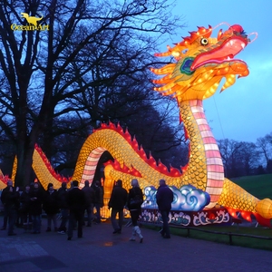 Nhà sản xuất thiết kế đèn lồng lễ hội quy mô lớn, đèn lồng rồng hấp dẫn cho sự kiện - Product Image 5