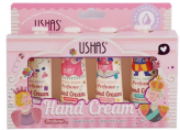 Crema de manos Ushas, crema hidratante herbal para piel normal de adultos, fragancia floral, set de 4 piezas - Product Image 3
