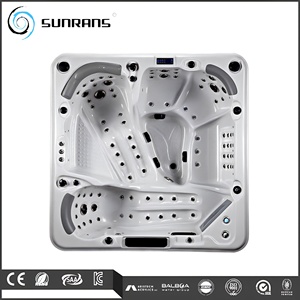 Bain à remous de luxe pour 5 personnes en acrylique, fabriqué par un fabricant, bain à remous extérieur, baignoire de massage, bain à remous Balboa, spas extérieurs - Product Image 3