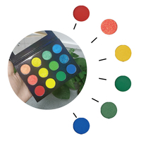 Miss rose — Palette d'ombre à paupières, nuancier de maquillage, pour ombre à paupières, étiquette privée, à faire soi-même, 12 couleurs