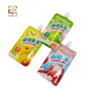 Pochette souple personnalisée en PE de qualité alimentaire avec bec verseur, résistante à l'humidité, pour eau minérale, jus de fruits, jus pour bébés et jus d'orange - Product Image 5