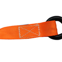 Sangle d'arrimage à cliquet double en S de 2,5 cm x 6 m avec sangle en polyester, résistance à la rupture de 800 kg, sécurisée, pour estampillage personnalisé