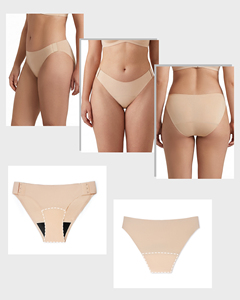 Culottes Menstruales Personalizados OEM para Mujer, Desmontables, Talla Grande, Ropa Interior a Prueba <span class=keywords><strong>de</strong></span> Fugas para el Periodo Menstrual - Product Image 4