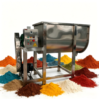 Mélangeur de poudre de laboratoire de qualité industrielle 285L, mélangeur à ruban en U pour le traitement chimique 380V, logo personnalisé, prix usine