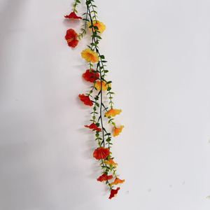 Guirlandes de fleurs artificielles Qiangxing, jaune citron, orange, rouge, en plastique, faites à la main, pour décoration de mariage, à suspendre en extérieur - Product Image 4