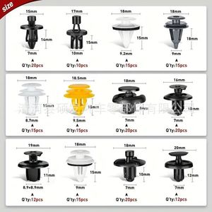 Clips de Retención para Automóviles, 189 Piezas con Herramientas para Reparación de Paneles de Puertas de Automóviles, Uso General - Product Image 2