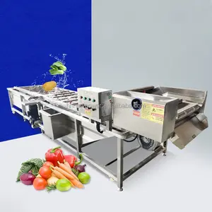 Máquina multifuncional comercial de lavar carne, repolho, legumes e melão, máquina de lavar bolhas de frutas e frutas, preço de atacado