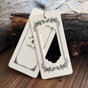 Étiquette de prix personnalisée en papier, écologique, sérigraphiée, gaufrée et estampillée à chaud, pour jeans, vêtements, chaussures et sacs - Product Image 1