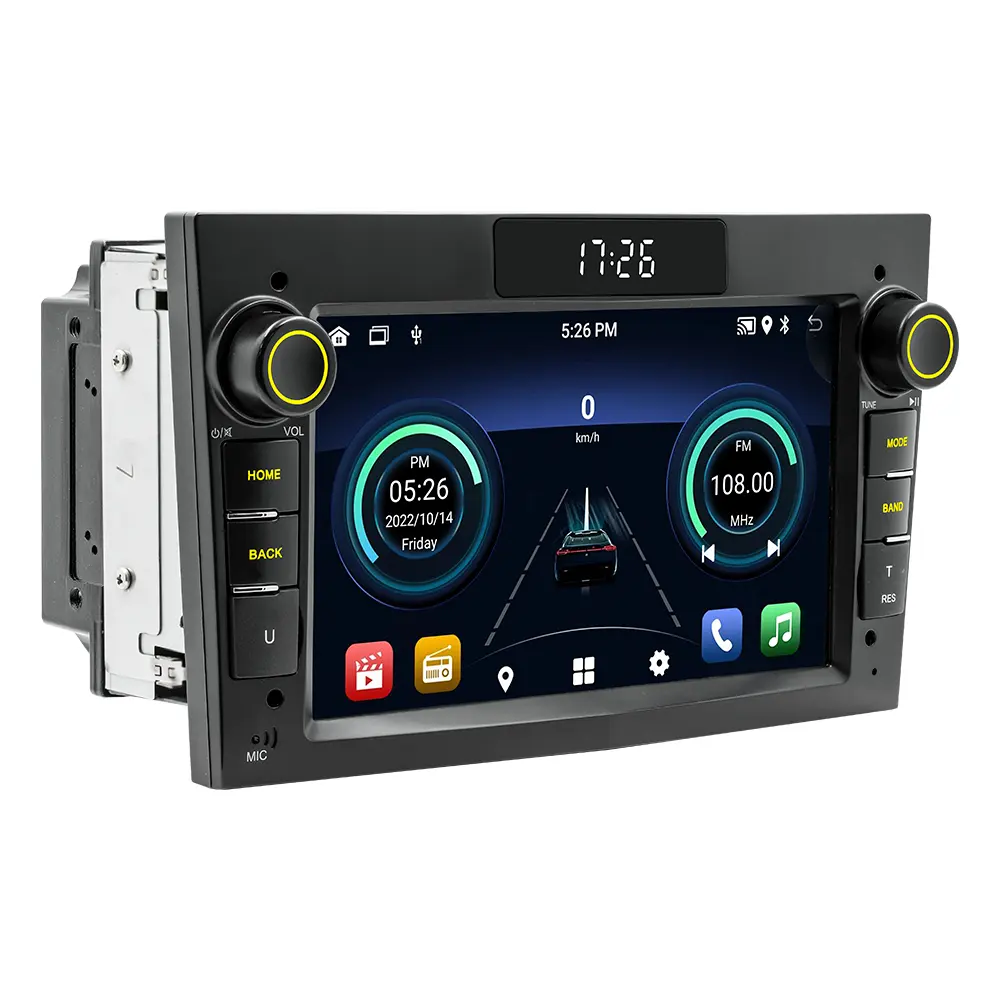 Monitor Android HD de 7 polegadas para Opel 60W * 4 Unidade de cabeça Rádio Quad Core Estéreo Vídeo DVD Player WIFI Navegação Eletrônica Automática
