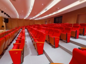 Chaises de cinéma pliantes en alliage d'aluminium au design moderne, sièges de canapé pour salles de conférence, cinémas, églises - Écologiques - Product Image 3