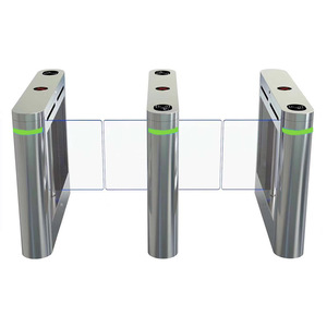 Porte à battants pour chantier de construction, bâtiment de bureaux - Accès piétonnier intelligent à ouverture rapide anti-collision - Product Image 3