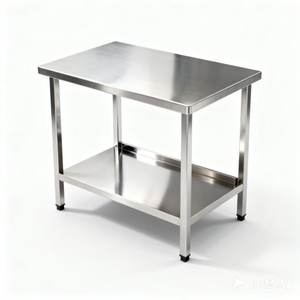 Restoran otel mutfak için çeşitli boyutlarda özelleştirilmiş paslanmaz çelik Worktable mutfak masa envanter - Product Image 2