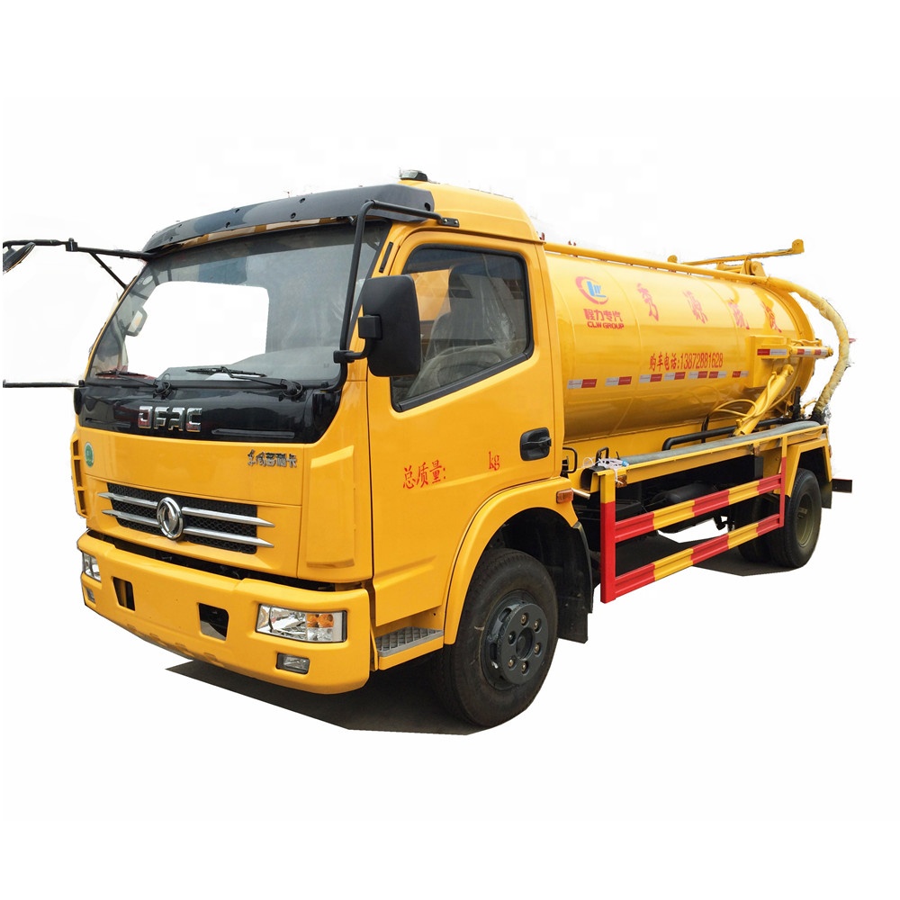 Dongfeng 7000 литров Вакуумный Пылесос с дизельным двигателем мощностью 120 л.с., привод 4x2
