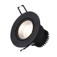 Spots LED encastrés au plafond, dimmables, AC90V-260V, 5W7W9W12W15W18W20W, puce Epistar COB, pour l'éclairage domestique