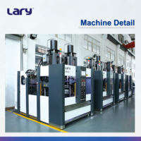 Machine de moulage par injection de semelles de chaussures en caoutchouc LARY, force de serrage 1650kN, pression 184MPa, cœur PLC, volume d'injection 850ml, puissance 51kW