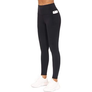 FOXA Leggings de sport taille haute avec poches pour femme, pantalon de yoga, de fitness et de course - Product Image 2