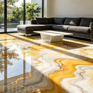 Revêtement de sol en résine époxy pigmentée Alida 100 % solide, résistant aux UV, pour sols métalliques, adhésifs et scellants pour le travail du bois, application au pinceau - Product Image 2