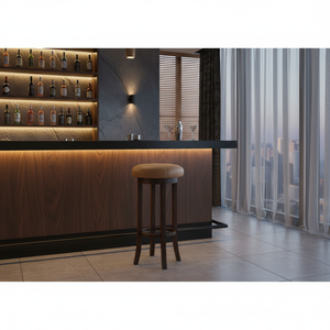 FIDA FURNITURE Premium Quality Modern Commercial Home/Hotel/Dining Outdoor Wooden Steel Frame High Chair <b>Bar</b> <b>Stool</b> Furniture - Product Image 3