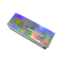 Boîte holographique anti-enfants 0,5 ml 1 ml 2 ml, emballage en papier résistant aux enfants, boîte à cartouches en papier avec bouton de verrouillage