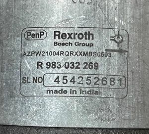 Bomba de Engranajes AZPW-21-004RQRXXMB-S0593 Nueva, Original R983032269 - Product Image 1