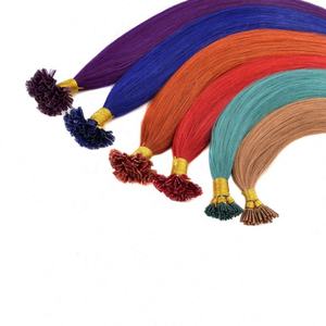 High Quality Wholesale Curly Cuticle Aligned Kinky Straight Raw Virgin Brazilian Remy I Tip Human <b>Hair</b> Extensions - Product Image 2