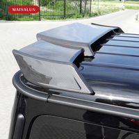 MAISALUN Aileron arrière double pont en fibre de carbone pour Benz G Class G63 G500 W463A W464 Carbon Black B Style Upgrade