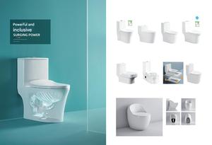 WC sans bride surélevé, Sanitaires, Anti-vandalisme, Céramique blanche, Cuvette de WC allongée - Product Image 6