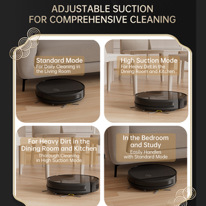 Robot Aspirador <span class=keywords><strong>Inteligente</strong></span> para el Hogar Compatible con <span class=keywords><strong>Alexa</strong></span> <span class=keywords><strong>y</strong></span> el Asistente de Google, Control por Voz, Control por Aplicación, Recolección Automática de Polvo, Hotel - Product Image 5