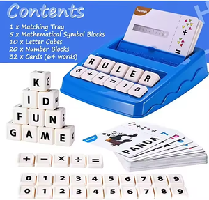Juego de Letras del Alfabeto Abcd para Niños, Juguete Educativo para el Aprendizaje del Inglés, Conteo de Palabras, Matemáticas y Ortografía - Product Image 5