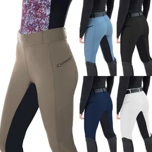 Ready To Ship Full Seat Summer Riding Breeches Tights Longine Equestrian Full Seat Pants Horse Riding Breeches For Men