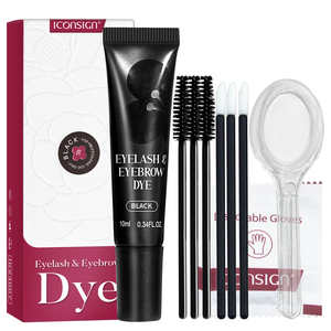 Tinte para Cejas Iconsign 8, Extracto de Planta de Camelia, Kit de Tinte Híbrido Negro Marrón, Larga Duración, Semipermanente - Product Image 1