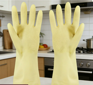 <span class=keywords><strong>Gants</strong></span> en latex épais et durables, imperméables et antidérapants pour le nettoyage de la cuisine, la lessive, les travaux ménagers, la vaisselle - Product Image 6
