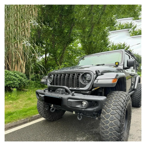 Grille Wrangler pour Jeep Wrangler JK 2007-2017, grille avant modifiée en JL24, accessoire extérieur applicable pour JK - Product Image 5