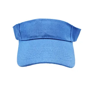 Factory Direct Sell Outdoor Visor Beach Adjustable Sun Cap Visor Hats With Custom Logo