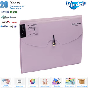 Cartella Portadocumenti Espandibile <span class=keywords><strong>A4</strong></span> Personalizzata con 7 Tasche, in Materiale PP, Multicolore, per Ufficio, Tipo Fisarmonica - Product Image 1