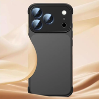 Coque sans cadre avec protection d'objectif pour iPhone 17 Air 16 Pro Max 15 Plus 14 13 12 11 – Accessoires de protection antichoc pour téléphone