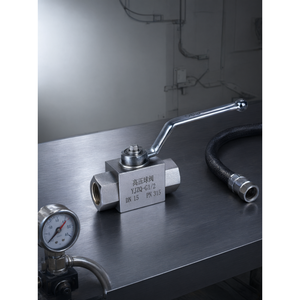 Vanne à bille hydraulique YJZQ DN15 PN315 en acier inoxydable haute pression pour système hydraulique - Product Image 2
