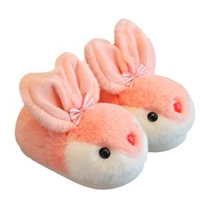 Chaussons pour bébé en polaire corail à imprimés animaux pour filles, mignons, chauds, antidérapants, à semelle souple - Product Image 5