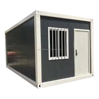 Portable Pliable Bureau Conteneur Logement Cabine Préfabriqué emballage 20 pieds Maison Conteneur