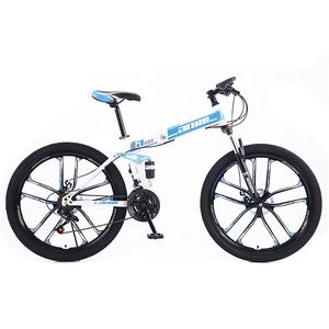 KWO venta al por mayor precio barato casco Popular hombres deportes asiento marco Pedal ruedas nuevas bicicletas plegables <span class=keywords><strong>26</strong></span> pulgadas bicicleta de montaña de carbono - Product Image 5