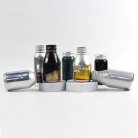 Punto de fábrica 50ml100ml150ml 250ml 500 Ml Beber Cerveza Botellas de hilo de aluminio con botella de recubrimiento de grado alimenticio