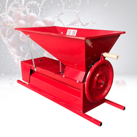 Multi Fruit Crusher Handmatige machine voor het vermalen van druiven, appels en peren, roestvrijstalen pers, thuiswijnmakerij en sapapparatuur