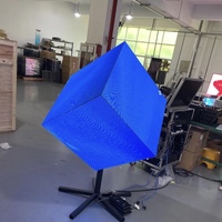 Módulo de placa de cubo en forma Irregular para interior, 5 lados, personalizado, mantenimiento frontal, matriz de puntos Led, pantalla de Panel de visualización