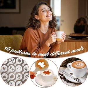 Set di <span class=keywords><strong>22</strong></span> Accessori per Caffè Espresso con Tamper da 51/53/58mm, Strumento WDT, Brocca per Montare il Latte e Penna per Latte Art per Barista - Product Image 6